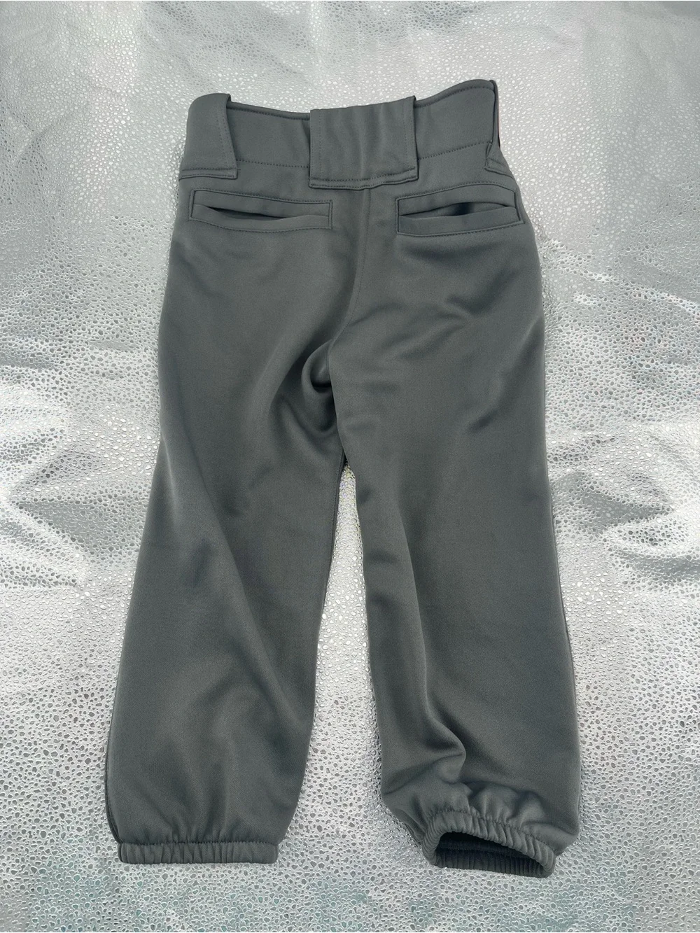 RIP-IT Girls' 4-Way Stretch Softball Pants in Charcoal, Size Medium 8/10 Y kids